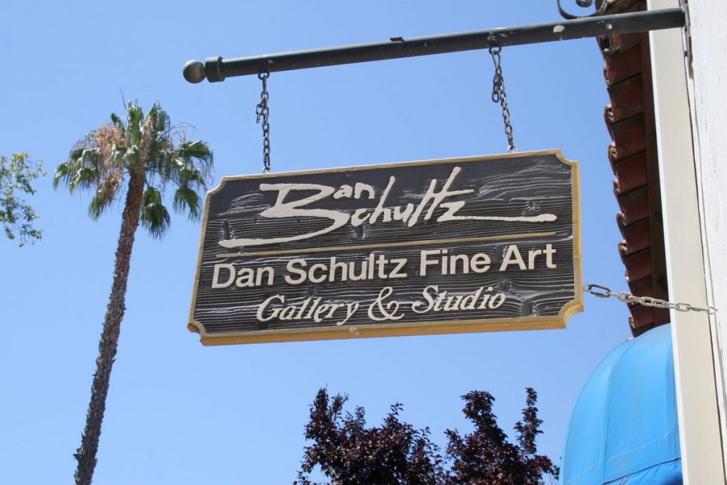 Dan Schultz Fine Art Gallery & Studio Sign
