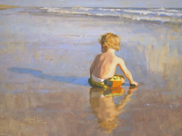 Beachcomber • 12x16 inches • Oil on Linen Panel • Sold