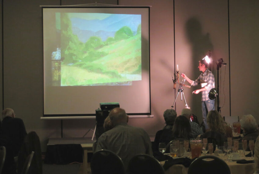 Painting Demonstration for Westlake Village Art Guild