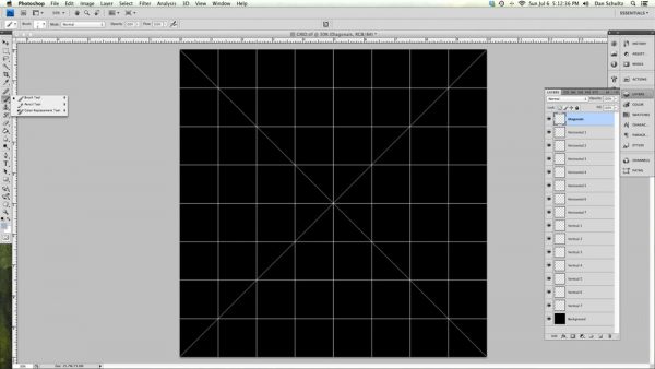 Grid in Adobe Photoshop