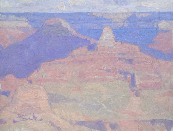 Isis Temple (Grand Canyon National Park) • 9x12 inches • Oil on Linen Panel • Sold