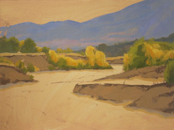 Sand Creek Oil Painting Demonstration by Dan Schultz, Step 06b