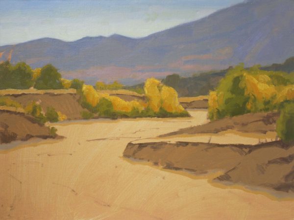 Sand Creek Oil Painting Demonstration by Dan Schultz, Step 07b