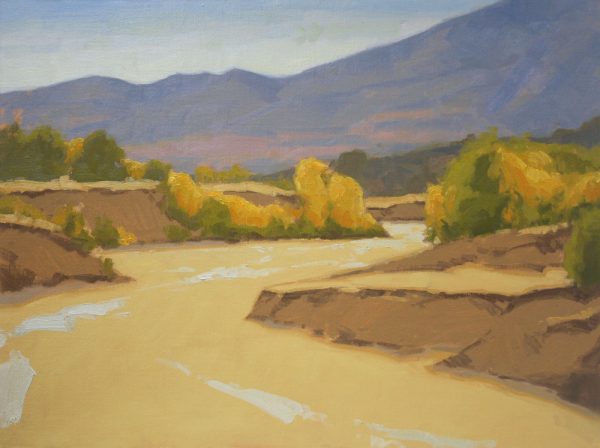 Sand Creek Oil Painting Demonstration by Dan Schultz, Step 08b