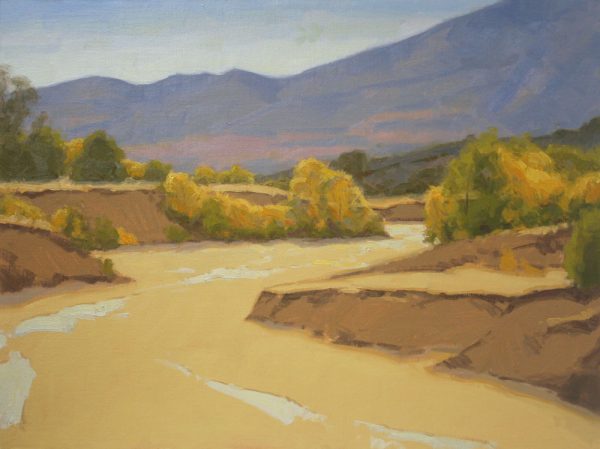 Sand Creek Oil Painting Demonstration by Dan Schultz, Step 09