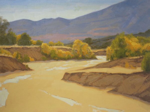 Sand Creek Oil Painting Demonstration by Dan Schultz, Step 10