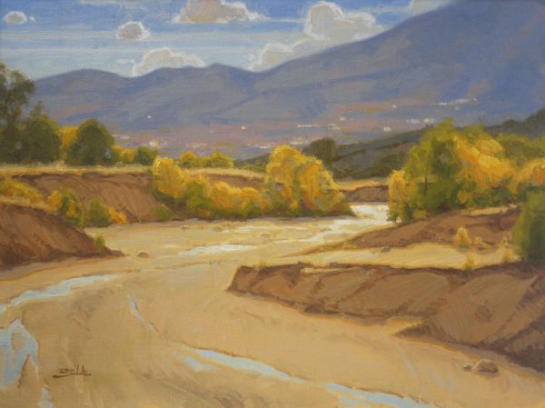 Sand Creek Oil Painting Demonstration by Dan Schultz, Step 14