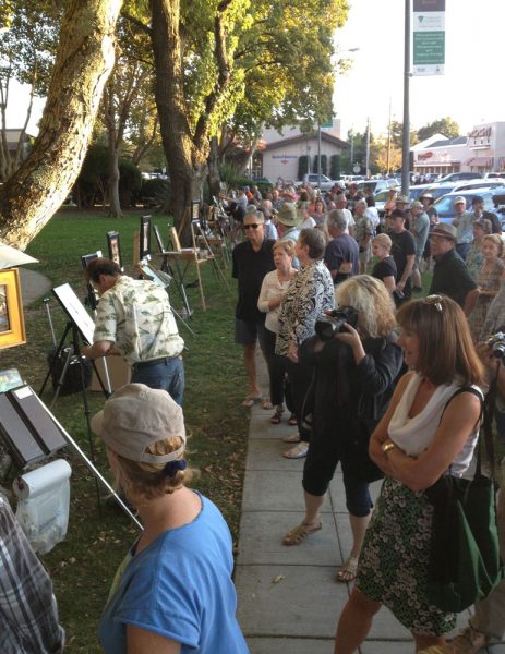 "Quick Draw" in Sonoma Plaza