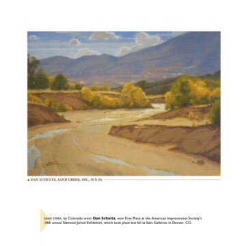 Southwest Art Magazine Features Sand Creek Painting