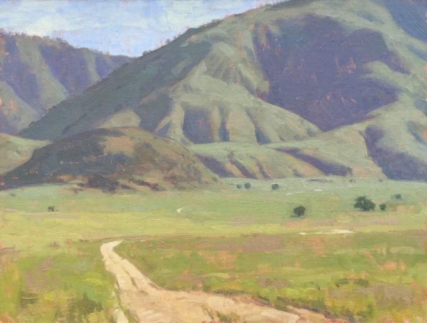 Road to Nowhere • 12x16 inches • Oil on Linen Panel • Sold • Received the Second Place Award from the Kern County Plein Air Invitational Show