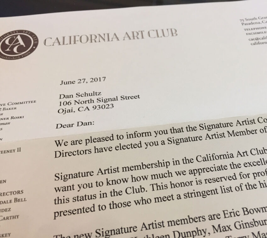 Signature Artist Membership :: California Art Club