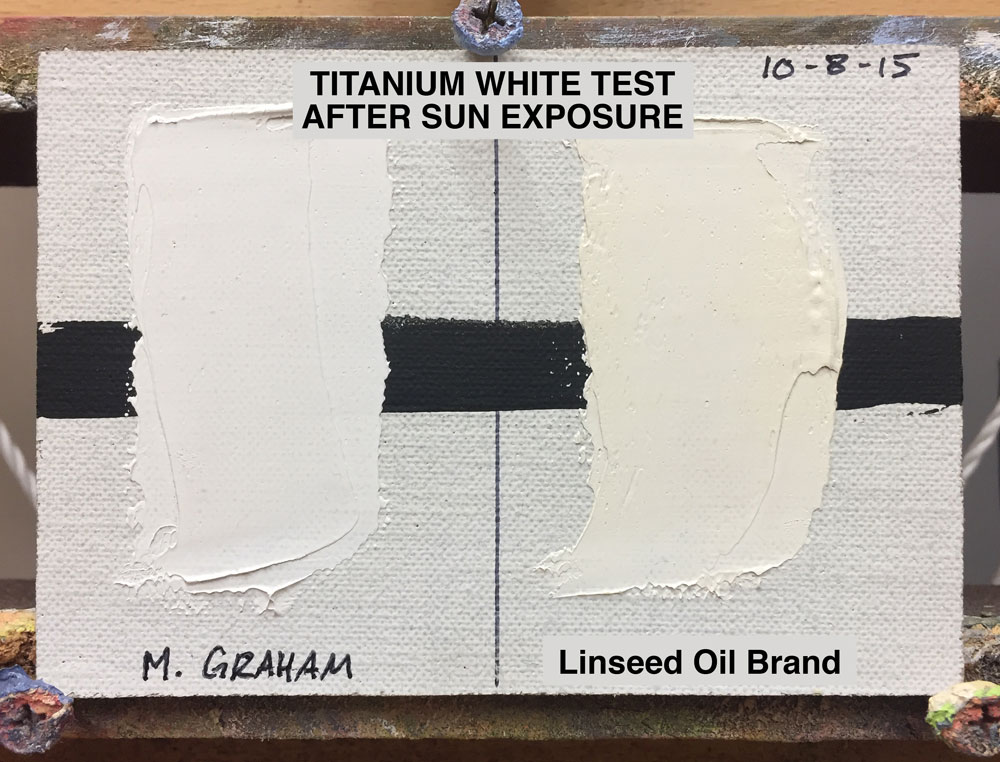 M Graham Oil Paint Color Chart