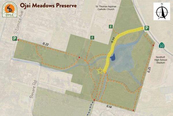 Ojai Meadows Preserve Map