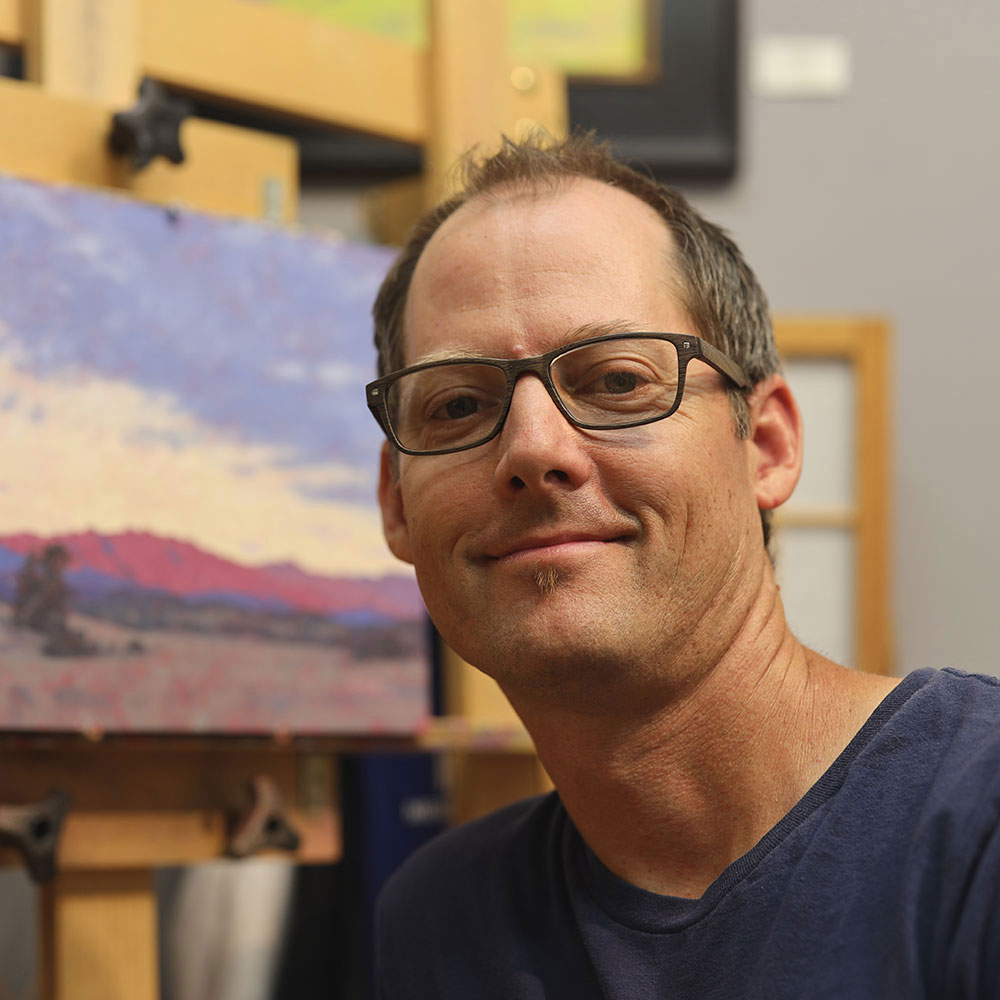 Dan Schultz in his Ojai, California studio