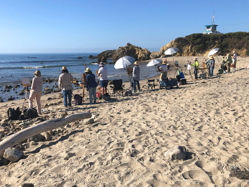 Painting the Malibu Coastline