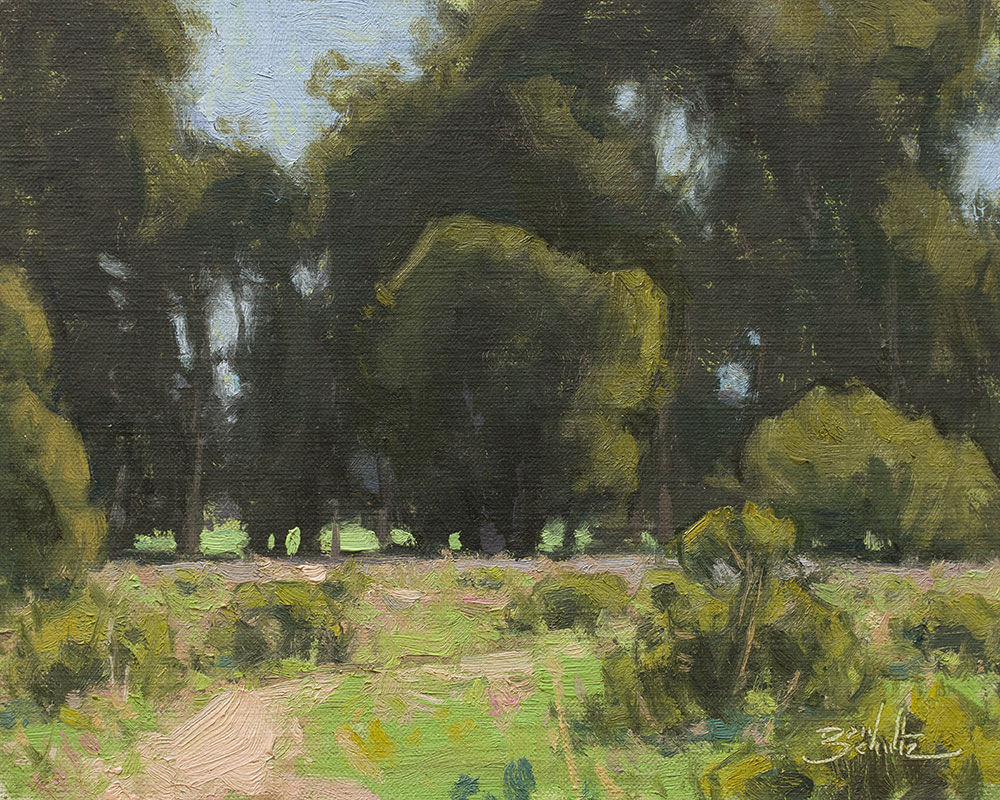 Path to the Trees • 8x10 inches • Oil on Linen Panel