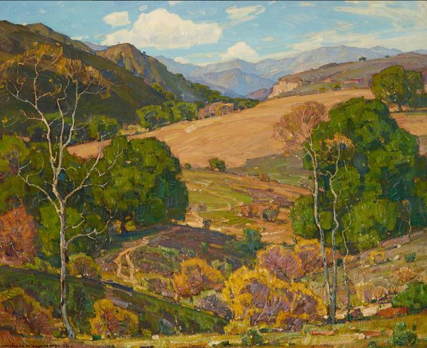 William Wendt painting: When Fields Lie Fallow, 40x50