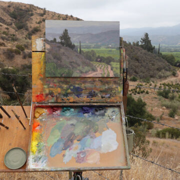 Painting Outdoors Using the Sight-Size Method