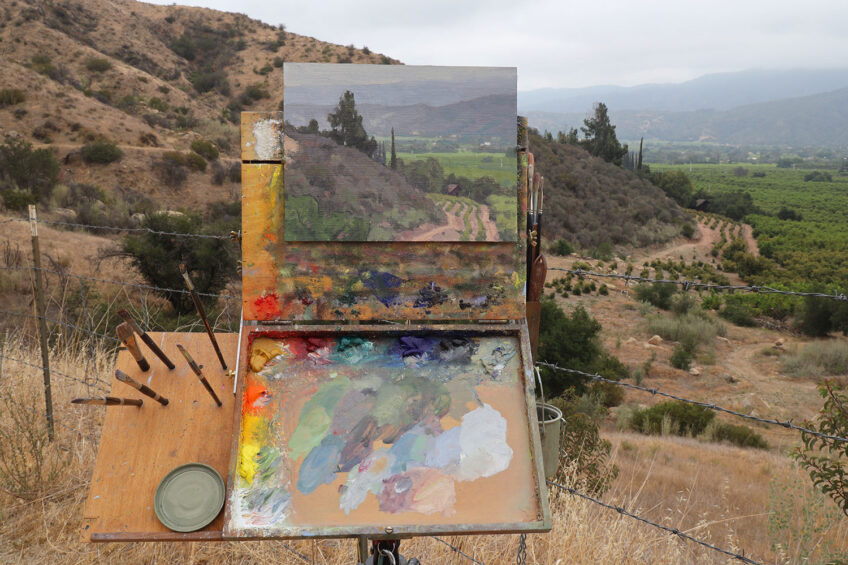Painting Outdoors Using the Sight-Size Method
