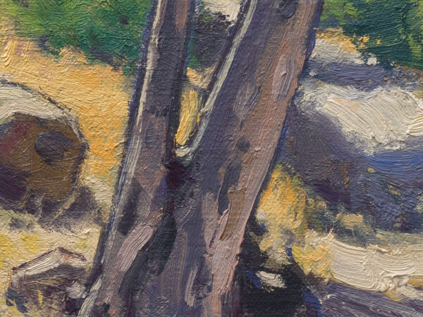 Detail of brushwork by Dan Schultz