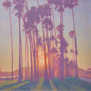 Santa Barbara Sunset, 12x12 Giclee Print on Paper by Dan Schultz