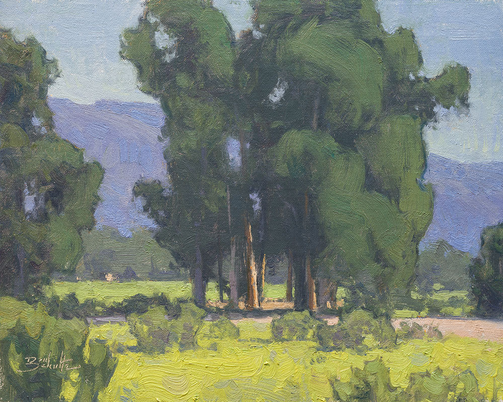Meadow Morning • 11x14 inches • Oil on Linen Panel • Available from Dan Schultz Fine Art in Ojai, California