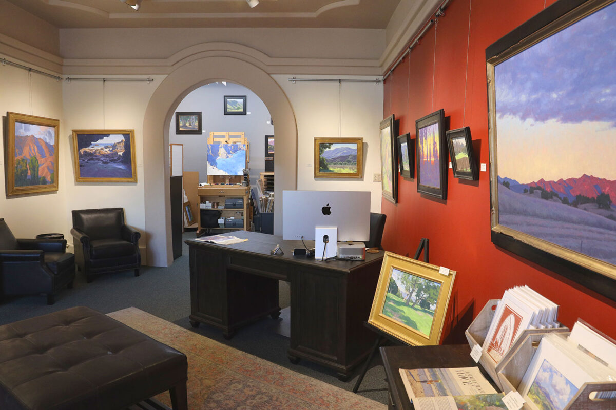 Dan Schultz Fine Art Gallery & Studio Interior